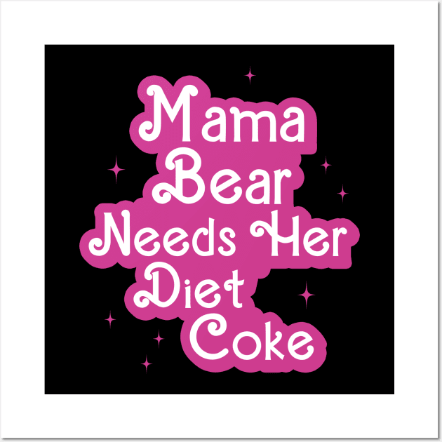 Mama bear needs her diet Wall Art by unaffectedmoor